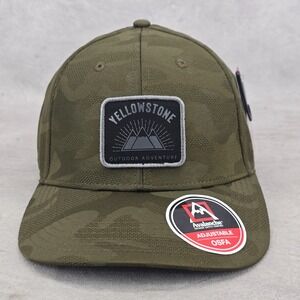 Avalanche YELLOWSTONE Hat Camo Adjustable‎ Strapback Green Color One Size Cap